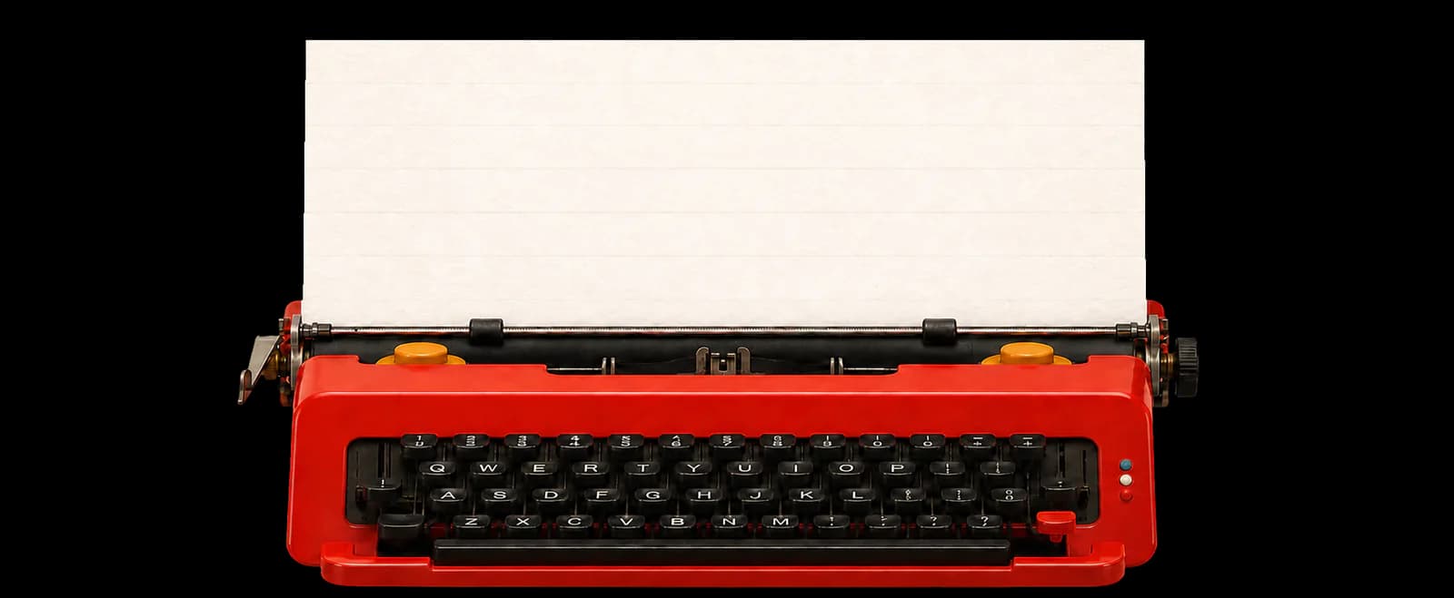 Decorative typewriter